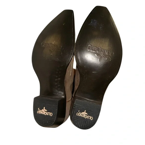 Old Gringo Women's Nevada Short Overlay Suede Western Boots Size 9 - Picture 8 of 11